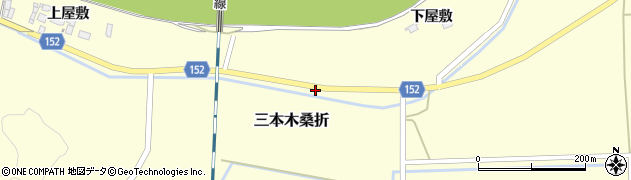 宮城県大崎市三本木桑折（中斉）周辺の地図