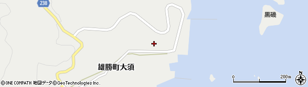 宮城県石巻市雄勝町大須大須44周辺の地図