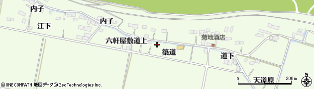 宮城県大崎市松山須摩屋築道周辺の地図