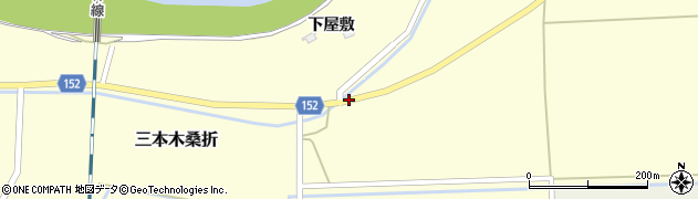 宮城県大崎市三本木桑折（原前）周辺の地図