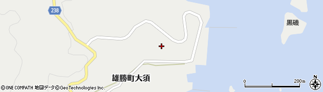 宮城県石巻市雄勝町大須大須63周辺の地図