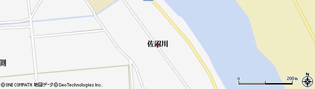 宮城県石巻市和渕（佐沼川）周辺の地図