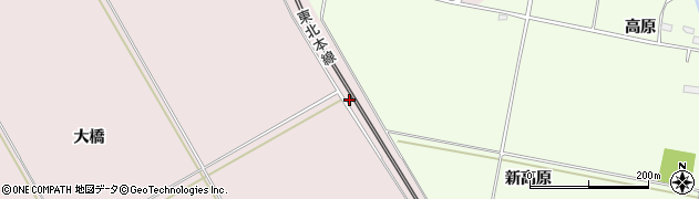 宮城県大崎市松山千石（柳待井）周辺の地図