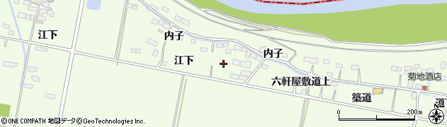 宮城県大崎市松山須摩屋（江下）周辺の地図