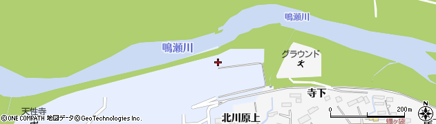 宮城県大崎市三本木坂本北川原周辺の地図