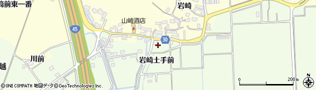 宮城県石巻市成田（岩崎土手前）周辺の地図