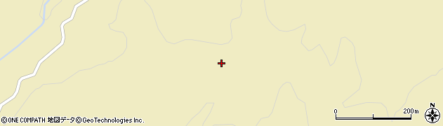宮城県加美町（加美郡）鹿原芦滑沢周辺の地図