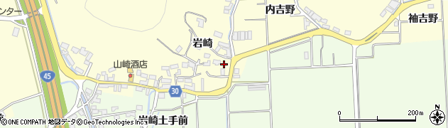 宮城県石巻市飯野（岩崎）周辺の地図
