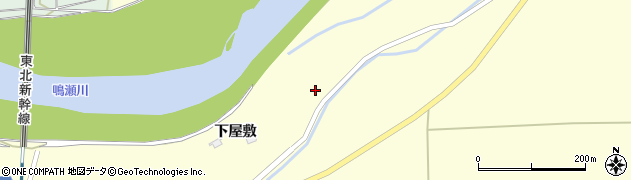 宮城県大崎市三本木桑折（下屋敷）周辺の地図