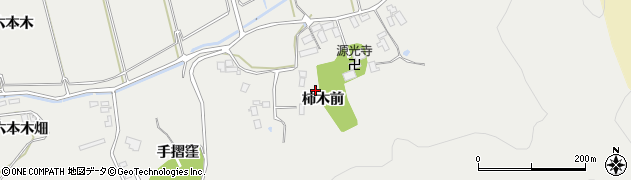 宮城県石巻市相野谷柿木前周辺の地図