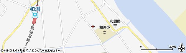 宮城県石巻市和渕和渕町163周辺の地図