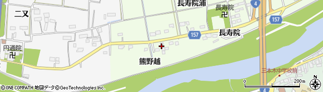 宮城県大崎市三本木南谷地（熊野越）周辺の地図