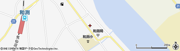 宮城県石巻市和渕和渕町56周辺の地図