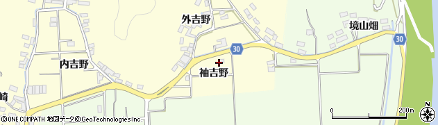 宮城県石巻市飯野（袖吉野）周辺の地図