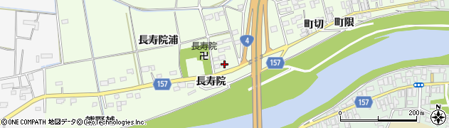 宮城県大崎市三本木南谷地長寿院浦1周辺の地図
