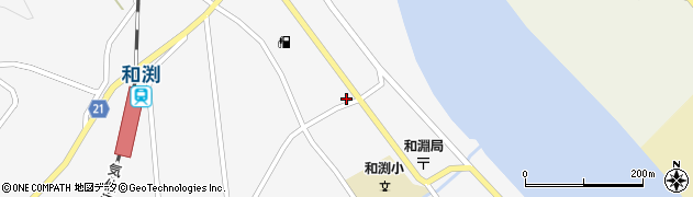 宮城県石巻市和渕和渕町70周辺の地図