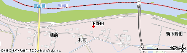 宮城県大崎市松山千石（下野田）周辺の地図