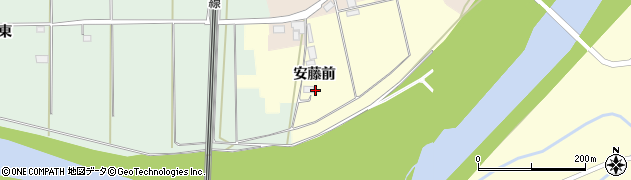 宮城県大崎市三本木桑折（安藤前）周辺の地図