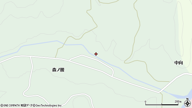 〒997-0624 山形県鶴岡市倉沢の地図