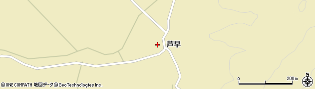 宮城県石巻市針岡芦早周辺の地図