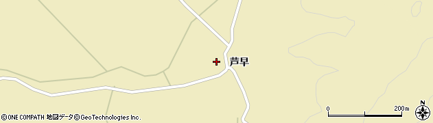 宮城県石巻市針岡（芦早）周辺の地図