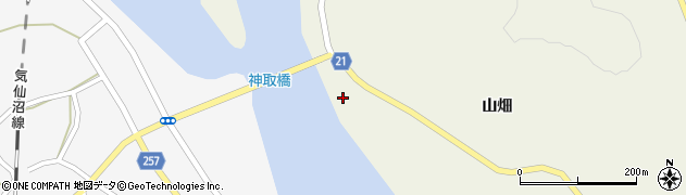 宮城県石巻市桃生町神取川前周辺の地図