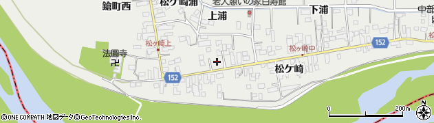 宮城県美里町（遠田郡）青生（松ケ崎）周辺の地図