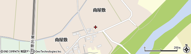 宮城県大崎市三本木蒜袋南屋敷55周辺の地図