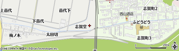 宮城県遠田郡美里町青生志賀堂周辺の地図