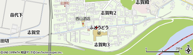 宮城県美里町（遠田郡）志賀町周辺の地図