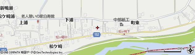 宮城県遠田郡美里町青生松ケ崎80周辺の地図