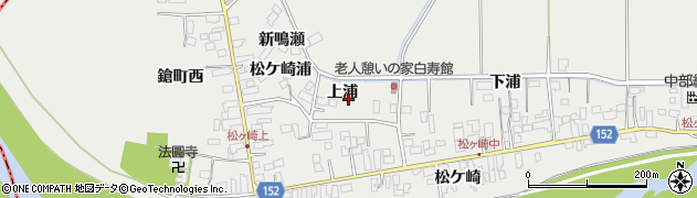 宮城県遠田郡美里町青生上浦周辺の地図