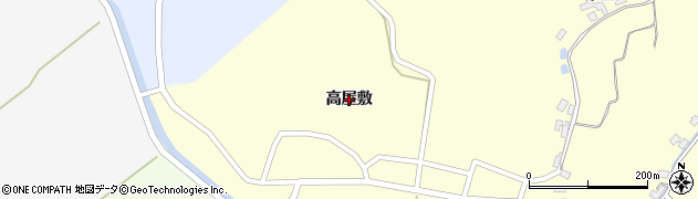 宮城県石巻市飯野（高屋敷）周辺の地図