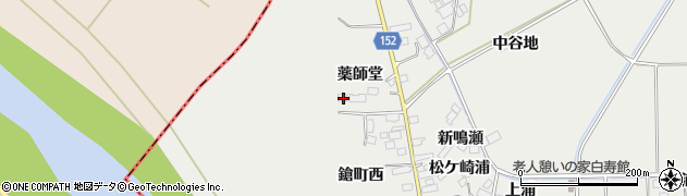 宮城県遠田郡美里町青生薬師堂10周辺の地図