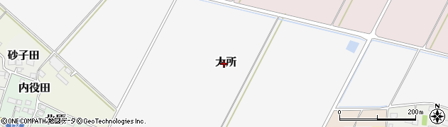 宮城県美里町（遠田郡）大所周辺の地図