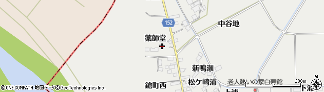 宮城県遠田郡美里町青生薬師堂6周辺の地図
