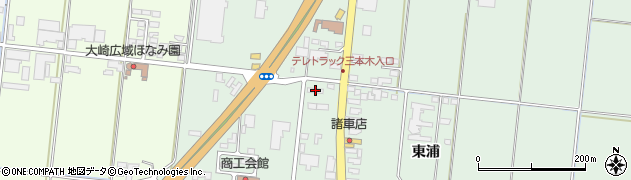 宮城県大崎市三本木善並田153周辺の地図