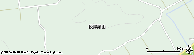 宮城県石巻市中野（牧野巣山）周辺の地図
