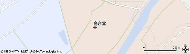 宮城県加美郡色麻町四かま新高台堂周辺の地図
