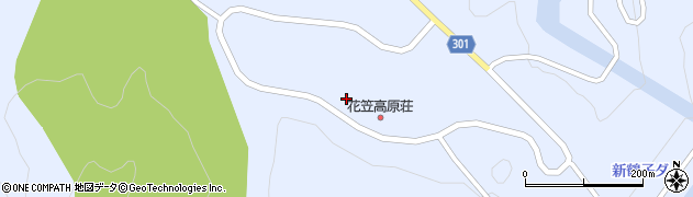 山形県尾花沢市鶴子1300周辺の地図