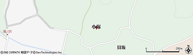 宮城県遠田郡涌谷町小塚周辺の地図