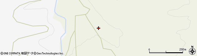 宮城県加美町（加美郡）鹿原実沢周辺の地図