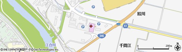 パラディソ　涌谷店事務所周辺の地図