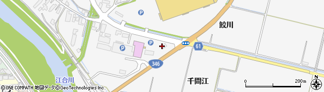 ファミリーマート涌谷東店周辺の地図