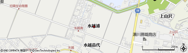 宮城県遠田郡美里町青生水越浦周辺の地図