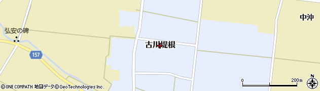 宮城県大崎市古川堤根周辺の地図
