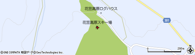 山形県尾花沢市鶴子858周辺の地図