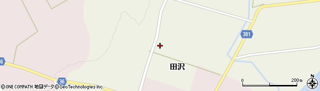 山形県村山市田沢1208周辺の地図