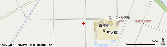 宮城県美里町（遠田郡）青生周辺の地図