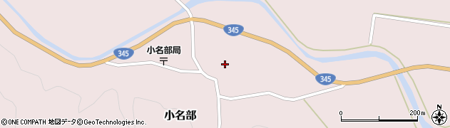 山形県鶴岡市小名部甲周辺の地図